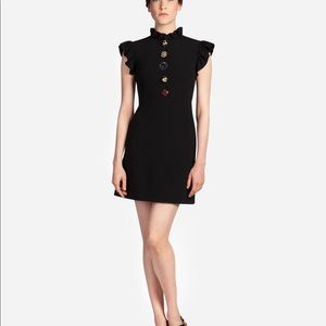 Dolce & Gabbana Jewel Buttons Cady Dress